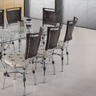 Kit 4 Cadeiras Para Sala De Jantar Top Novabras Cromado/tabac