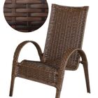 Kit 4 Cadeiras Paris Area Externa, Jardim Junco Chocolate