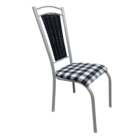 Kit 4 Cadeiras Paris Cozinha Aço Tubolar Confortável Jantar X