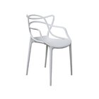 Kit 4 Cadeiras Polipropileno Alegra Espresso Móveis Branco