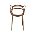 Kit 4 Cadeiras Polipropileno Alegra Espresso Móveis Marrom Ca