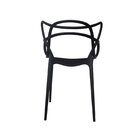 Kit 4 Cadeiras Polipropileno Alegra Espresso Móveis Preto