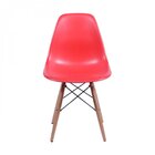 Kit 4 Cadeiras Polipropileno Eames Dkr Vermelho