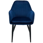 Kit 4 Cadeiras Poltrona Lines Base Preta Recepção Sala Decora