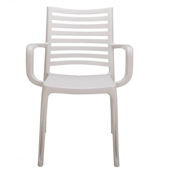 Kit 4 Cadeiras/poltronas Sunday Grosfillex Branco