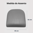 Kit 4 Cadeiras Requinte Sala Jantar Aço Tubolar Cozinha Couri