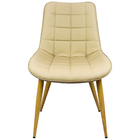 Kit 4 Cadeiras Romana Provence Poltrona Estofada Pu Vintage R