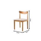 Kit 4 Cadeiras Sala De Jantar Aurora Bege/nature