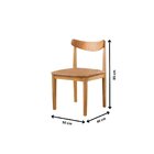 Kit 4 Cadeiras Sala De Jantar Aurora Caramelo/nature