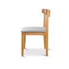 Kit 4 Cadeiras Sala De Jantar Aurora Cinza/nature