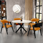 Kit 4 Cadeiras Sala De Jantar Estar Living Estofada Suran L02