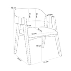 Kit 4 Cadeiras Sala De Jantar Estar Living Estofada Suran L02