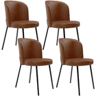 Kit 4 Cadeiras Sala De Jantar Estofada Gavi L02 Couríssimo Ma