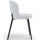 Kit 4 Cadeiras Sala De Jantar Estofada Gavi L02 Linho Cinza -