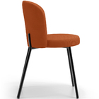 Kit 4 Cadeiras Sala De Jantar Estofada Gavi L02 Tecido Terrac