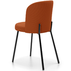 Kit 4 Cadeiras Sala De Jantar Estofada Gavi L02 Tecido Terrac