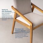 Kit 4 Cadeiras Sala De Jantar Pequi Com Braço Cabecasa Madeir