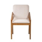 Kit 4 Cadeiras Sala De Jantar Pequi Com Braço Cabecasa Madeir