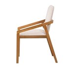 Kit 4 Cadeiras Sala De Jantar Pequi Com Braço Cabecasa Madeir