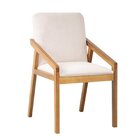 Kit 4 Cadeiras Sala De Jantar Pequi Com Braço Cabecasa Madeir