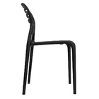 Kit 4 Cadeiras Stripe Preto