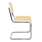 Kit 4 Cadeiras Tela Auditório Recepção Cozinha Cesca Branco