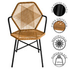 Kit 4 Cadeiras Tropicália Fibra Sintética Área Gourmet Acesse