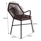 Kit 4 Cadeiras Tropicália Fibra Sintética Área Gourmet Acesse