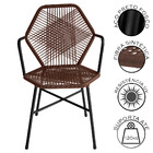 Kit 4 Cadeiras Tropicália Fibra Sintética Área Gourmet Acesse