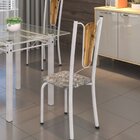 Kit 4 Cadeiras Tubulares Júlia  Pérola/cisal