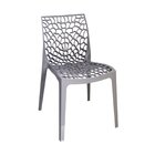 Kit 4 Cadeiras Vazada Em Polipropileno Gruvyer Espresso Móvei