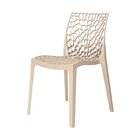 Kit 4 Cadeiras Vazada Em Polipropileno Gruvyer Espresso Móvei