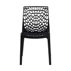 Kit 4 Cadeiras Vazada Em Polipropileno Gruvyer Espresso Móvei