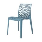 Kit 4 Cadeiras Vazada Em Polipropileno Gruvyer Espresso Móvei