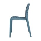 Kit 4 Cadeiras Vazada Em Polipropileno Gruvyer Espresso Móvei