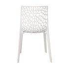 Kit 4 Cadeiras Vazada Em Polipropileno Gruvyer Espresso Móvei