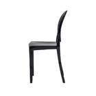 Kit 4 Cadeiras Victoria Ghost Preta