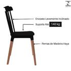 Kit 4 Cadeiras Windsor Preta