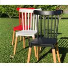 Kit 4 Cadeiras Windsor Vermelho