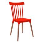 Kit 4 Cadeiras Windsor Vermelho