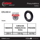 Kit 4 Câmara De Ar 250x4 Para Carrinhos Carga Armazém Cp.2.50