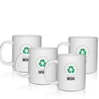 Kit 4 Canecas Eco Personalizadas Re Use