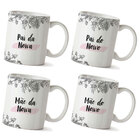 Kit 4 Canecas Pais Dos Noivos