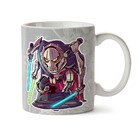 Kit 4 Canecas Star Wars Vilões - Interior E Alça Branca