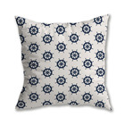 Kit 4 Capa Almofada Nautica Caranguejo Timao Suede