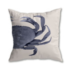 Kit 4 Capa Almofada Nautica Caranguejo Timao Suede