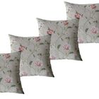 Kit 4 Capa De Almofada Estampa Digital 100% Algodão Impermeáv