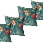 Kit 4 Capa De Almofada Estampa Digital 100% Algodão Impermeáv