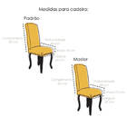 Kit 4 Capa De Cadeira Master Estampada Magnolia Sultan