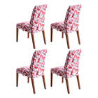 Kit 4 Capa De Cadeira Master Estampada Shade Sultan